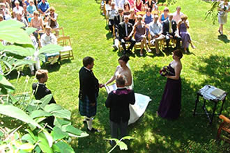 Gazebo Wedding at St. Ann's