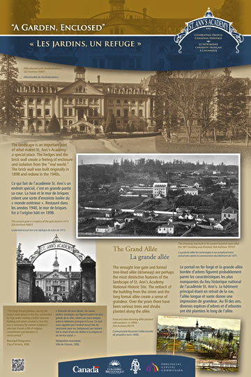 A Garden Enclosed - Interpretive Sign