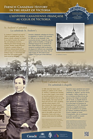 Cathedral to Chapel - Interpretive Sign